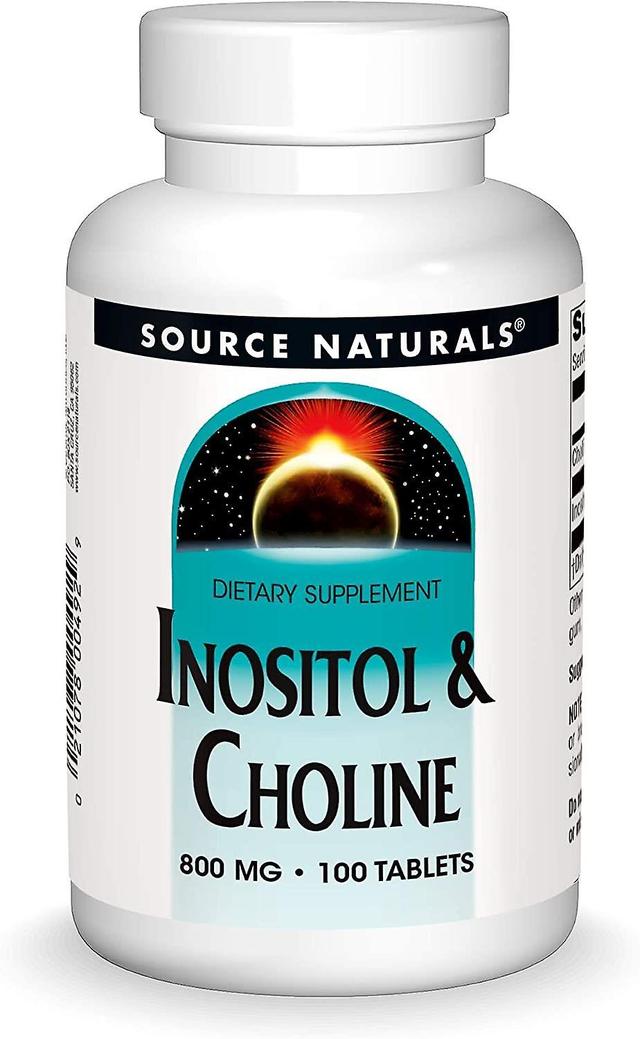 Source Naturals Fonte Naturals Inositolo & Colina 800mg 100 Compresse on Productcaster.