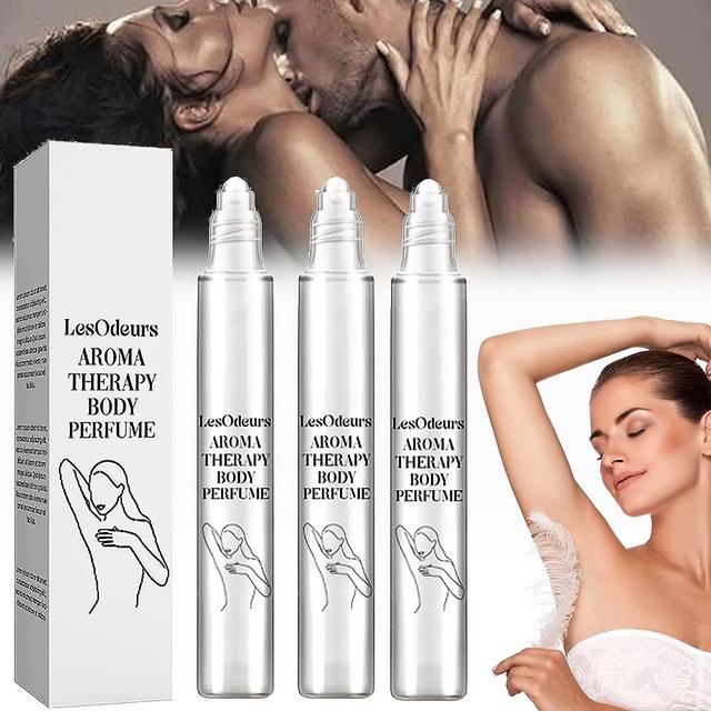 Mamusk Lesodeurs Aromatherapy Body Perfume, Lesodeurs Rollerball Aromatherapy Perfume, Long Lasting Natural Remove Body Odor Women Attract Men 3 Pcs on Productcaster.