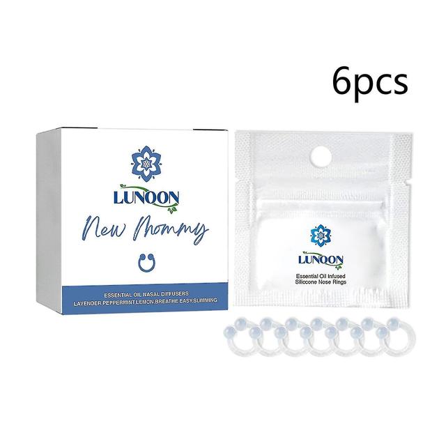 Detoxifying Essential Oil Ring, Super Slim Slimming And De-toxis, Super Slim Nose Ring With Essential Oils, Super Slim Nasal Ring 6pcs on Productcaster.