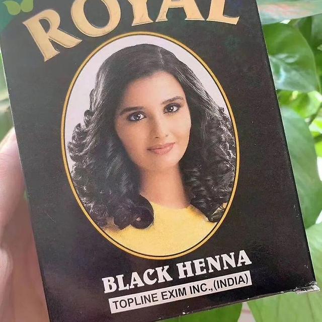 Bio-Henna-Pflanzenhaarfarbe Schwarz Braun Abdeckendes weißes Haar Nährende natürliche Glanz-Haarpflege 6 x 10 g / Schachtel on Productcaster.