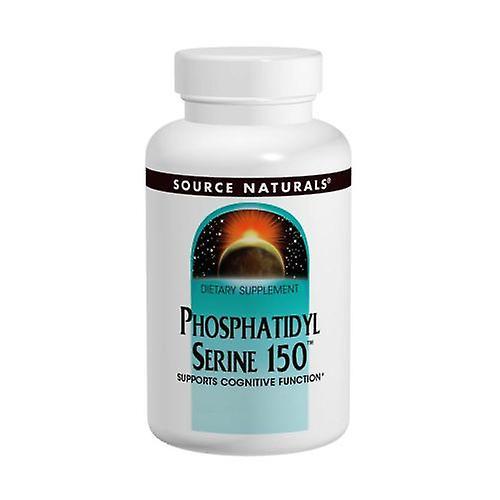 Source Naturals Källa Naturals Fosfatidyl Serine, 150 mg, 60 Kepsar (Förpackning med 4) on Productcaster.