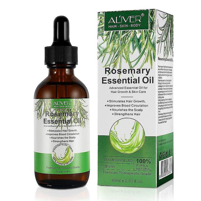 El aceite de romero estimula la salud, el crecimiento del cabello y el cuidado de la piel 60ml Natural Pure Vegan on Productcaster.