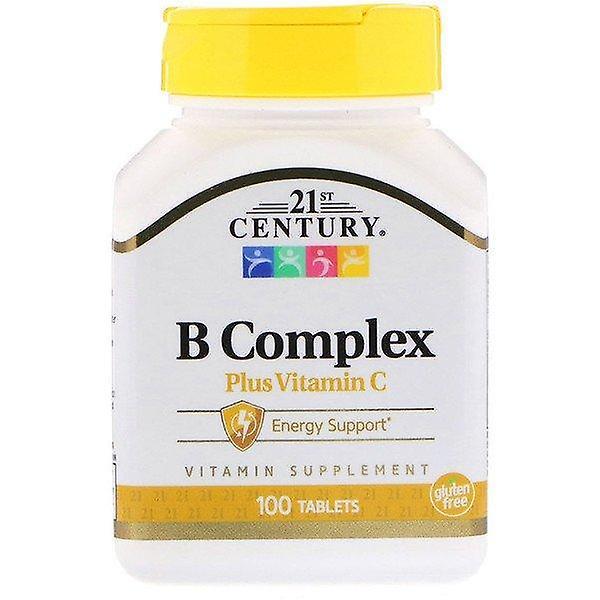 21st Century 2000-talet, B-komplexet Plus C-vitamin, 100 tabletter on Productcaster.