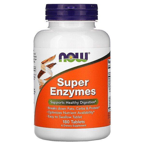 NOW Foods Jetzt Lebensmittel, Superenzyme, 180 Tabletten on Productcaster.