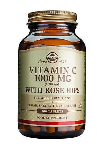 Solgar Vitamin C 1000 mg with Rose Hips Tablets, 100 on Productcaster.