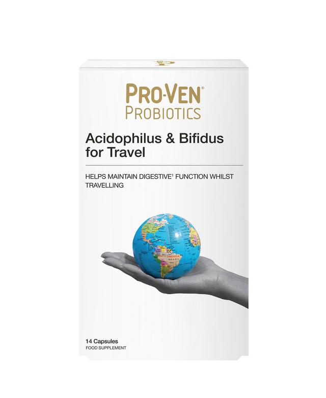 Proven Probiotics Todistetut probiootit, acidophilus &; bifidus matkoille 14's on Productcaster.