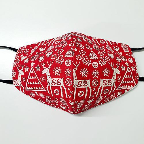 Giftscircle Regaloscircle Fancy Cloth Face Mask Reno Red, Pack de 5 (Pack de 1) on Productcaster.