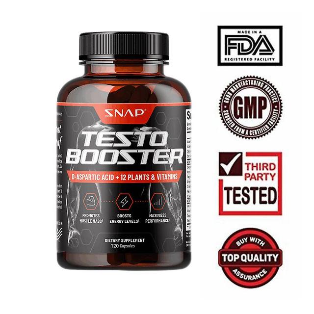 Tib Men's Testo Booster-improves Performance Blood Flow, Fast Muscle Boost, Optimizes Natural Stamina, Energy, Stamina And Strength 60pcs A Bottle on Productcaster.