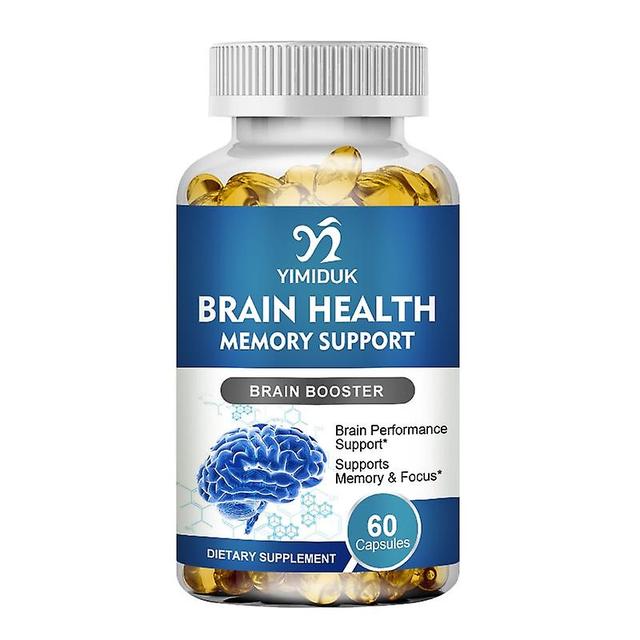 Eccpp Brain Health Supplement Nootropic Capsules For Focus, Memory & Clarity Support Nootropic Booster Stress & Mood Support 1 Bottles 120 pcs on Productcaster.