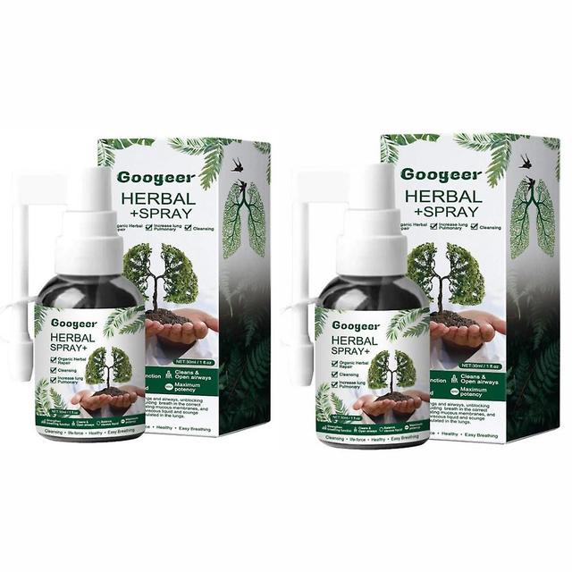 1-3pcs Respinature Herbal Lung Cleanse Mist-powerful Lung Support, Herbal Care Essence New B2 2pcs on Productcaster.