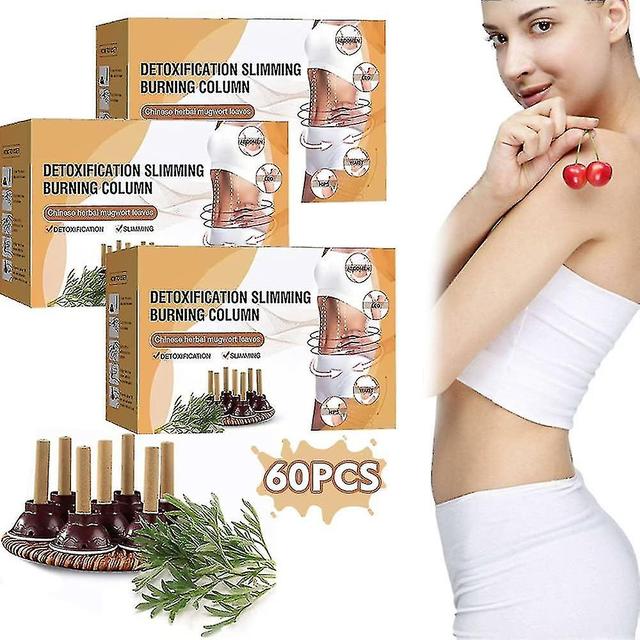 Moxibustion Zbieranie energii i detoksykacja Odchudzanie Burning Column, moxa Stick Akupunktura, przenośny Herbal Moxibustion 60 Pcs on Productcaster.