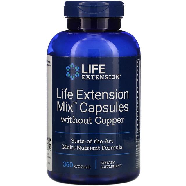 Life Extension, Mix Capsules without Copper, 360 Capsules on Productcaster.