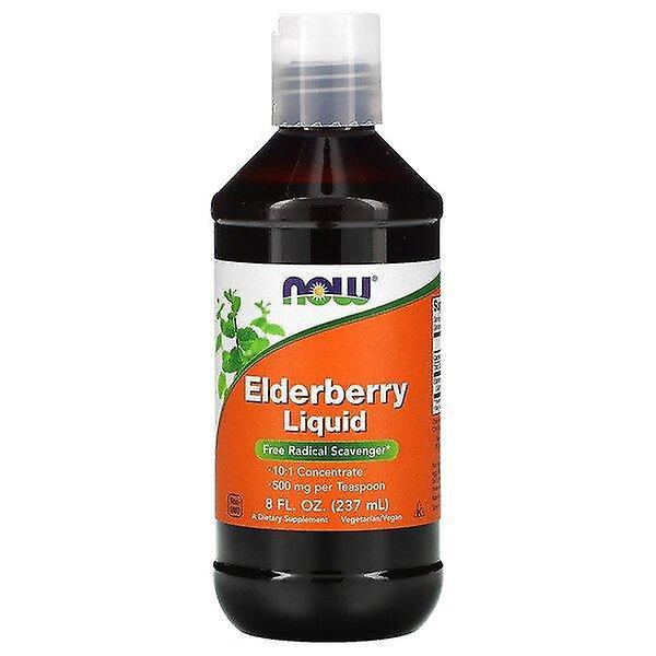 Now Foods, Elderberry Liquid, 500 mg, 8 fl oz (237 ml) on Productcaster.