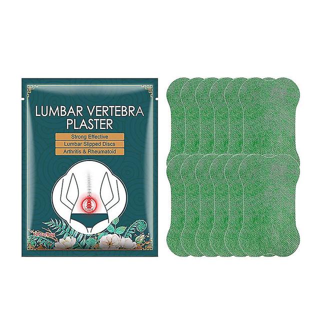 Ederfun 12pcs/bag Wormwood Lumbar Patches Chinese Herbal Self Heating Joint Plaster Stickers Body Care on Productcaster.