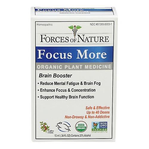 Forces of Nature Organic Plant Medinice Focus More, 10 ML (Pack of 1) on Productcaster.