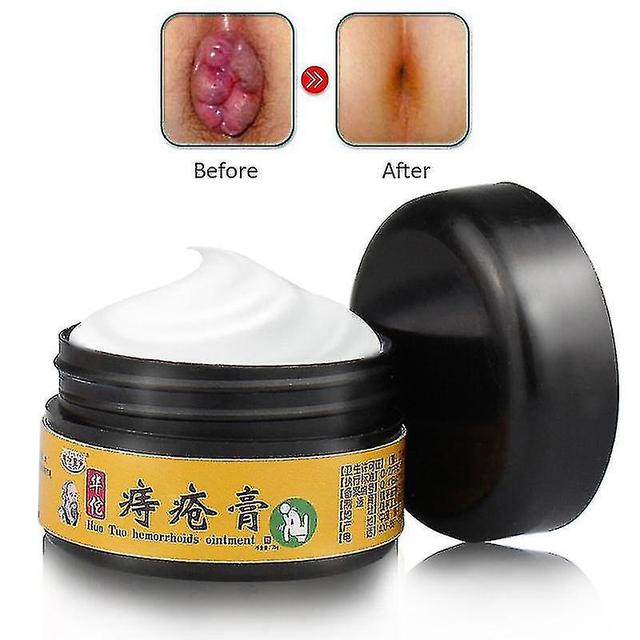 1pc Hua Tuo Powerful Hemorrhoids Ointment Natrual Material Sterilize Cream Internal Hemorrhoids Piles External Fissure Therapy on Productcaster.