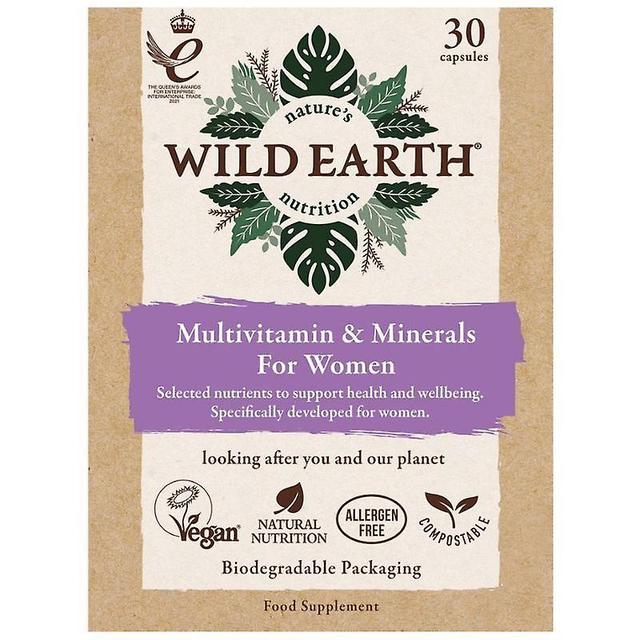 Wild Earth Multivitamin & Minerals for Women Kapsułki 30 (148110) on Productcaster.