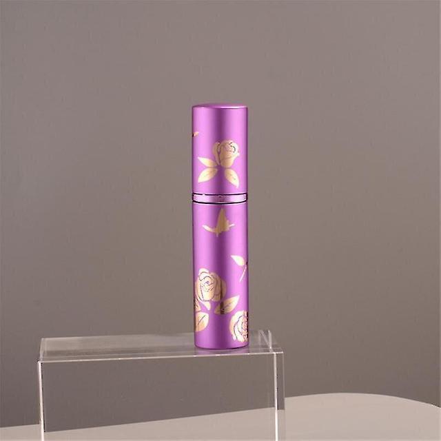 Sjioh 10ml Portable Mini Refillable Perfume Bottle With Spray Scent Pump Luxury Travel Empty Cosmetic Containers Spray Atomizer Bottle purple on Productcaster.