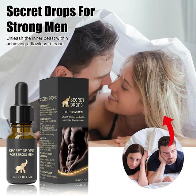 Fongwan Secret Happy Drops, Pleasure Peak Drops For Strong Men, Body Care Intimacy Boost Hormones Drops Enhancing Sensitivity & Pleasure - 30ml 1PC... on Productcaster.