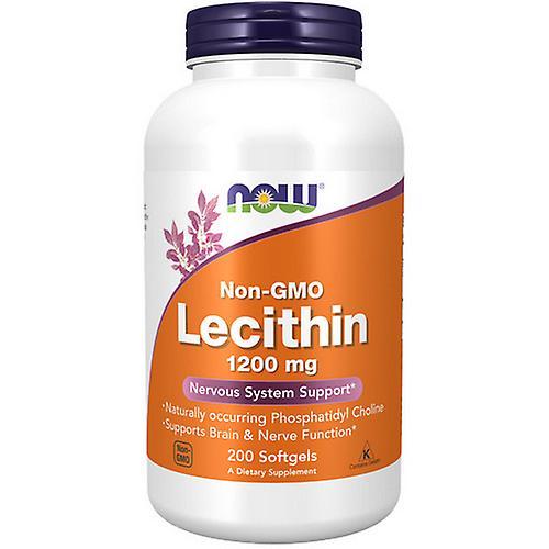 Now Foods Lecithin,1200 mg ,200 Sgels (Pack of 4) on Productcaster.