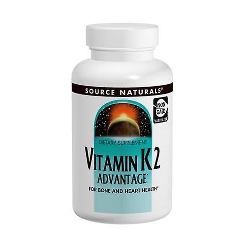 Source Naturals Zdroj: Naturals Výhoda vitamínu K-2,2200 mcg,30 tabliet (balenie po 1) on Productcaster.