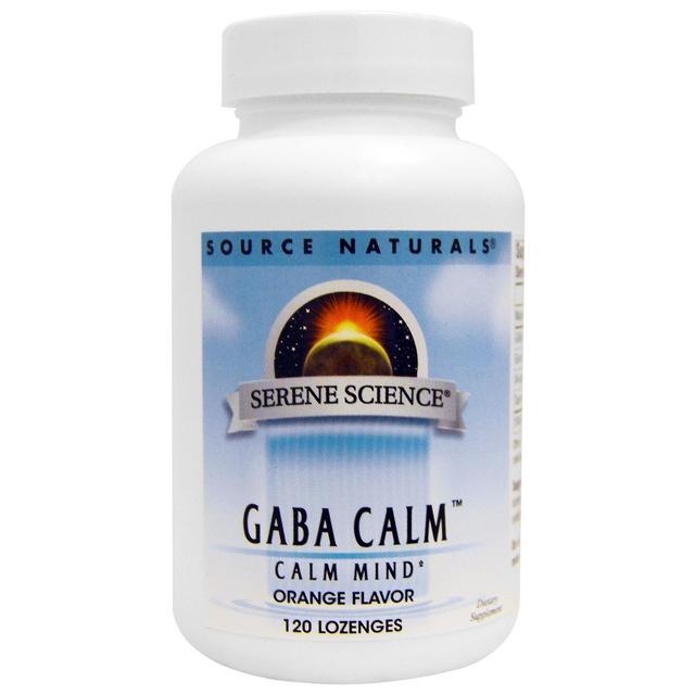 Source Naturals, GABA Calm, Orange Flavor, 120 Lozenges on Productcaster.