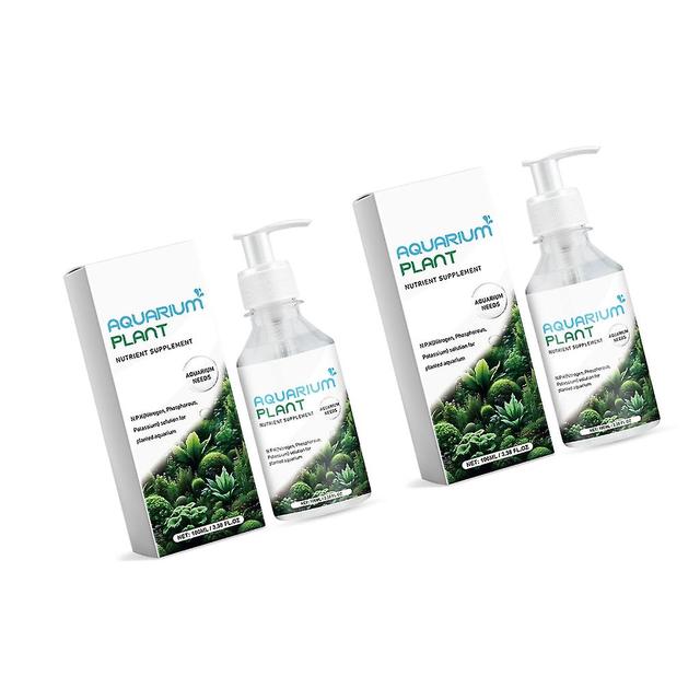 unbrand 100ml Aquarium Plant Nutritional Supplements Plant Food Aquarium Fertilizers 2 bottles on Productcaster.