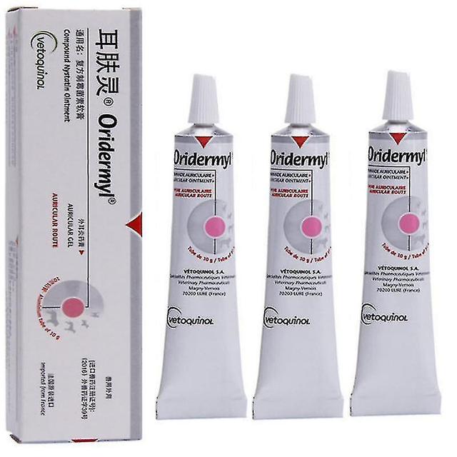 (best)1-3x Ear Odor And Itching Treatment Cream Dogs And Cat Pets With Ear Mite Otitisaa 3pcs on Productcaster.