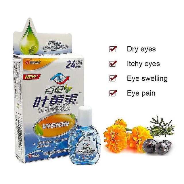 Baicao Lutein Eye Care Eye Drops Cleansing Sterilizing Relieving Itching Eye Drop Relieving Discomfort Eliminating Fatigue Relax on Productcaster.