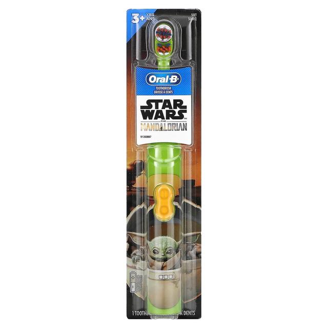 Oral-B, batteritandbørste, blød, 3+ år, Star Wars Mandalorian, 1 tandbørste on Productcaster.