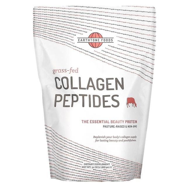 Earthtone Foods, Grass Fed Collagen Peptides, Unflavored, 32 oz (907 g) on Productcaster.