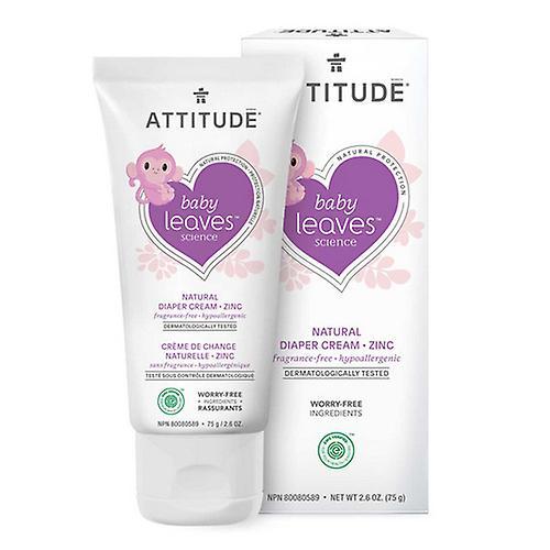 Attitude Baby Leaves Natural Diaper Zinc Cream, 75 Grams on Productcaster.