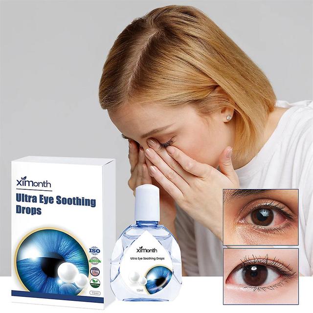 Eye Drops For Red Dry Blurred Better Vision Relief Discomfort Fatigue Swelling Sore Clean Relax Improve Eyesight Eye Care Liquid on Productcaster.