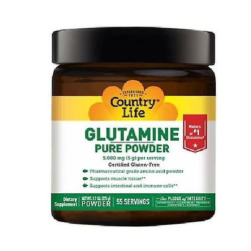 Country Life Glutamine Pure Powder, 9.7 Oz (Pack of 2) on Productcaster.