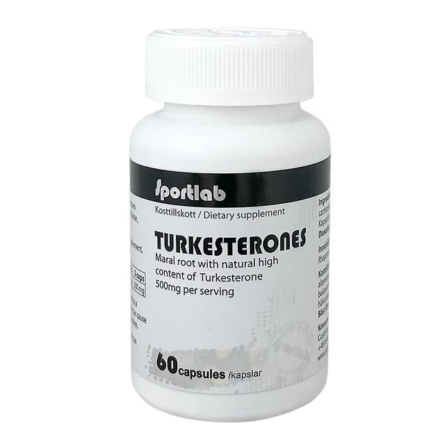 Turkesterone Sportlab 60 capsules, 250 mg per capsule of Maralroot & Ajuga Turkestanica Extract on Productcaster.