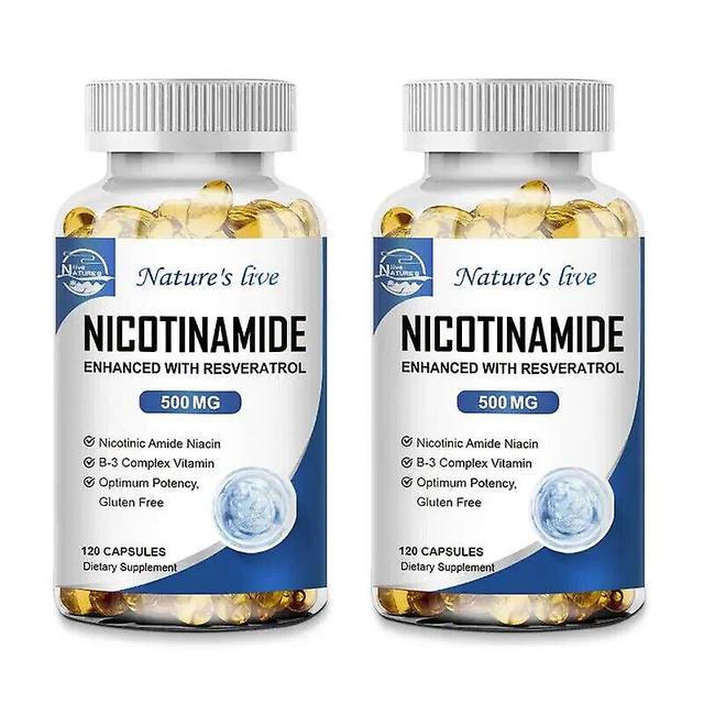 Venalisa NATURE'S LIVE Nicotinamide Resveratrol 500MG, Anti-aging NAD Supplement 120/240/480 Capsules 240pcs on Productcaster.