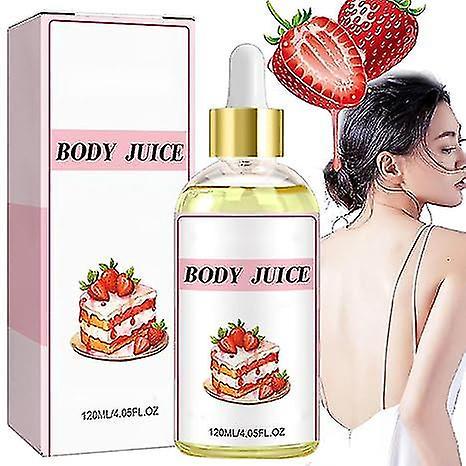 Telová šťava Olej Jahoda, hydratujte a hydratujte suchú pokožku Telová šťava Olejová vôňa Jahoda lesná 120ml 1pc on Productcaster.