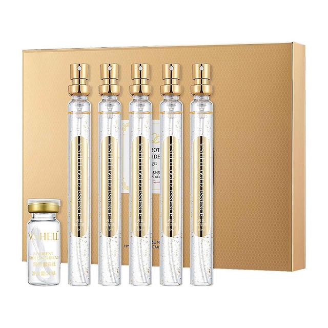 Wosawe Oplosbare eiwitdraad gecombineerd met Nano Gold Essence Gold Protein Peptide Thread Carving Essence Wateroplosbare Collageen Fade Fijne lijn... on Productcaster.