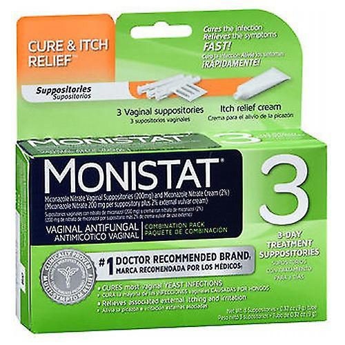 Emerson Healthcare Llc Monistat Combination Pack Disposable Applicators, 3 each (Pack of 1) on Productcaster.