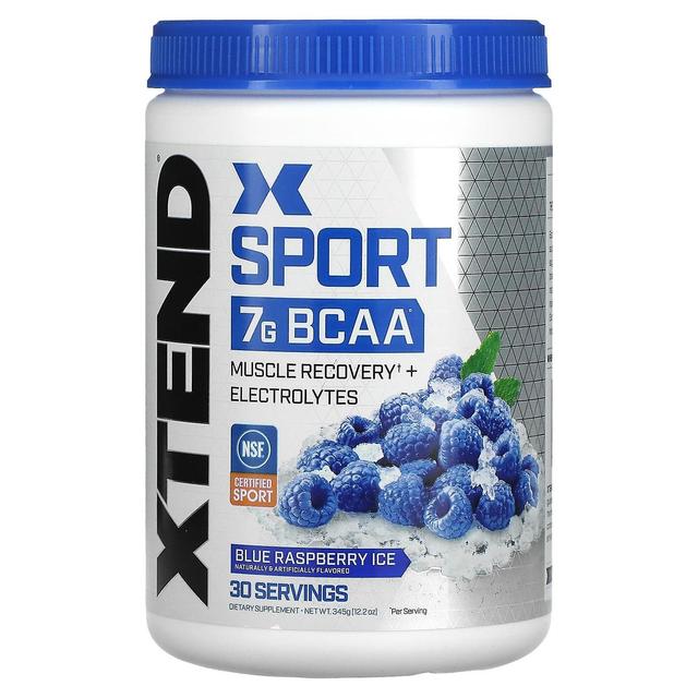 Xtend, Sport, 7G BCAA, Blå hindbæris, 12,2 oz (345 g) on Productcaster.