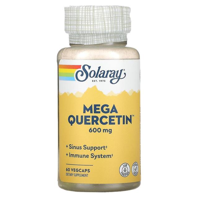 Solaray, Mega Quercetin, 600 mg, 60 VegCaps on Productcaster.