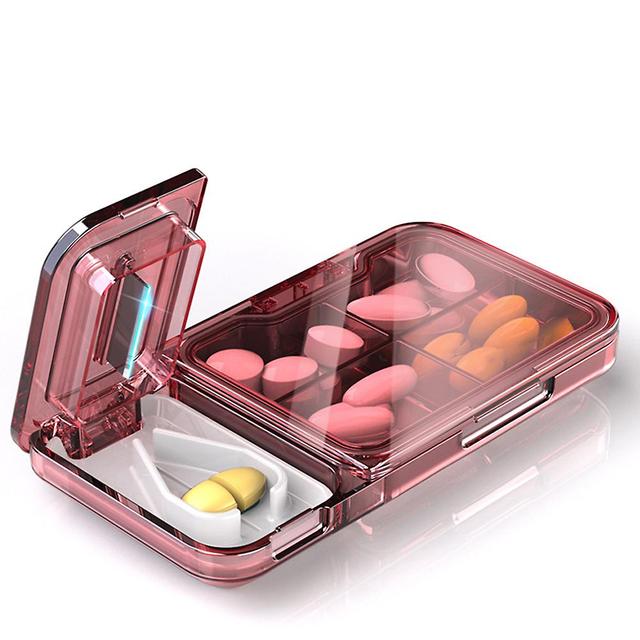 unbrand Pill Cutter Splitter til små eller store piller Four Grid Pill Organizer For Tablet Vitamin Og Big Medicine on Productcaster.