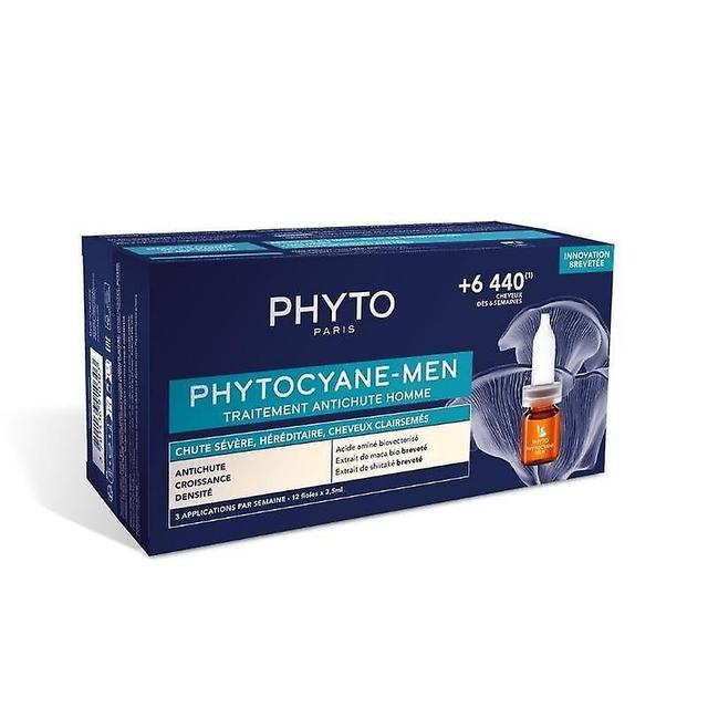 Phyto Paris Phyto phytocyane men anti hair loss 12x5ml on Productcaster.