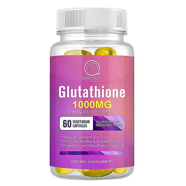 Guoguo Glutathione Capsules Whitening Whiten Skin Anti-aging Remove Acne Marks Beauty Health Food Personal Health Care 60pcs on Productcaster.