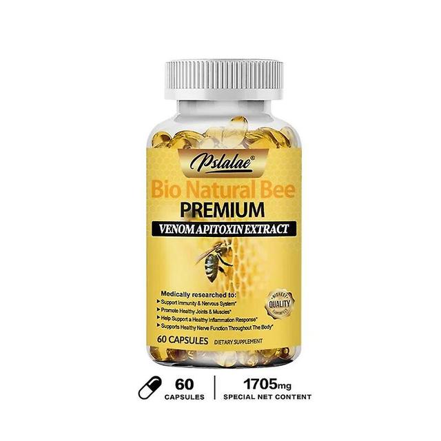 Eccpp High-quality Bee Venom Extract Capsules Enhance Immunity, Antioxidant, And Effectively Relieve Arthritis 120 Capsules 60 Capsules on Productcaster.