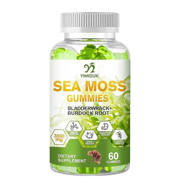 Eccpp Organic Sea Moss Gummies For Thyroid Health Weight Management Improve Immune Supplement Gummy 1 Bottle on Productcaster.