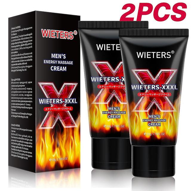 1/2pcs Men Enlargement Cream Delay Retard Xxl Increase Intercourse Product Liquid 50g on Productcaster.