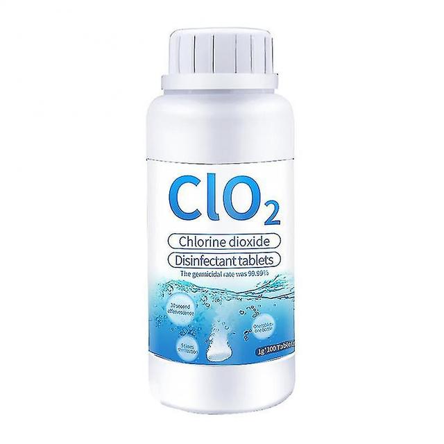 1tablet = 1l Disinfectant 100/200pcs Clo2 Chlorine Dioxide Effervescent Tablets Healthy Antibacterial Disinfection Tablet on Productcaster.