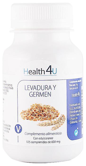 Health 4U Fermento 4U de saúde e germe 125 comprimidos de 600 mgs 98 gr on Productcaster.